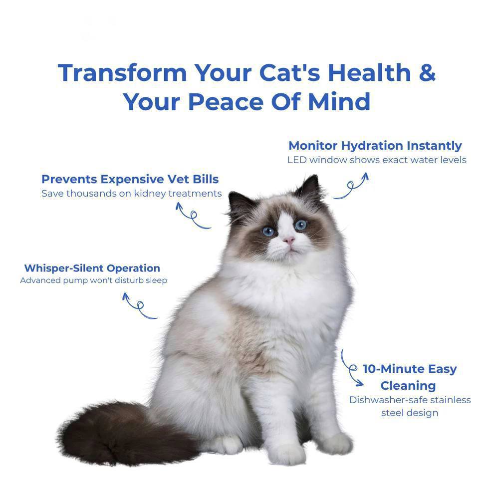 AquaVet™ - Vet-Grade Whisper-Quiet Hydration Technology
